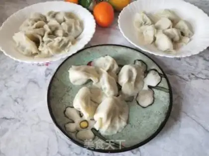 Make Porridge pork dumplings step 11
