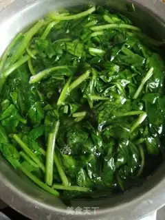 Make Sugary spinach step 2