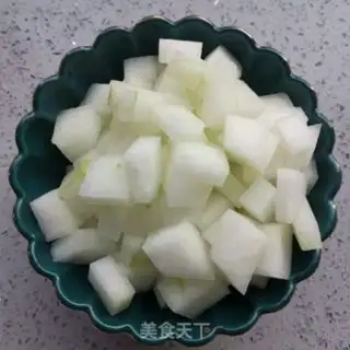 Make Lotus melon soup step 0