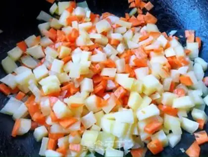 Make Cow-weed potato carrot noodles step 6