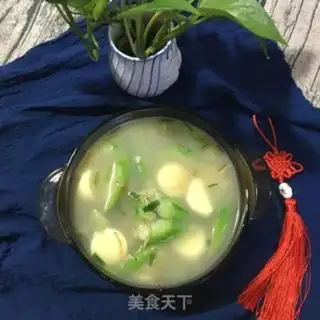 Make Soup with tofu shrimp and melon step 7