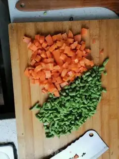 Make Fried beans step 1