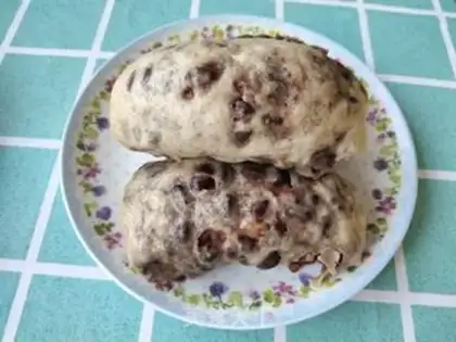 Make All-shell red bean rolls step 14