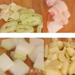 Make Potato-burning melons step 0