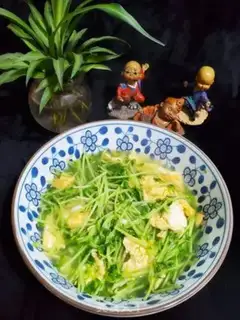 Make Peas seed egg soup step 7