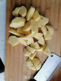 Make Potato chicken step 1