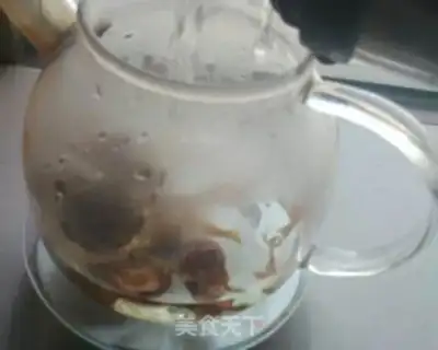 Make An orange tea step 1