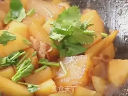 Make Potato-burning melons step 5