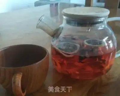 Make An orange tea step 2
