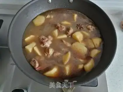 Make Potato chicken step 5