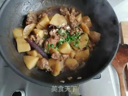 Make Potato chicken step 6