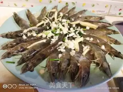 Make Steam-based shrimp step 3