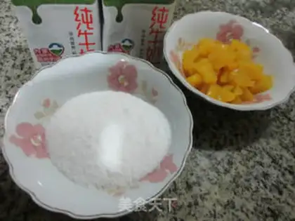 Make Peach milk jelly step 0