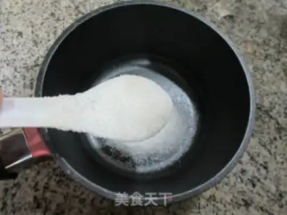 Make Peach milk jelly step 1