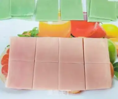 Make Double-coloured souffle step 22