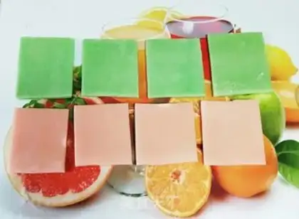 Make Double-coloured souffle step 23