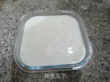 Make Peach milk jelly step 6