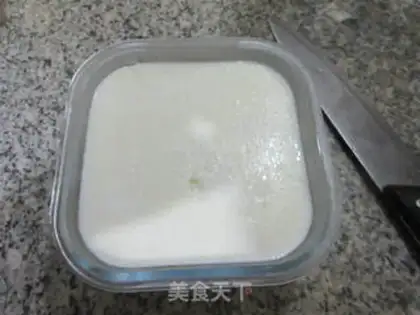 Make Peach milk jelly step 8