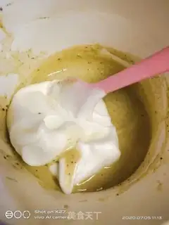 Make Tea mousse cake step 7