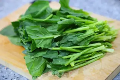 Make A spinach fan step 8