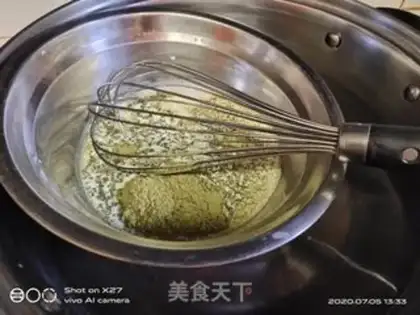 Make Tea mousse cake step 17