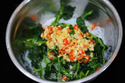 Make A spinach fan step 16