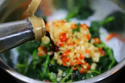 Make A spinach fan step 18