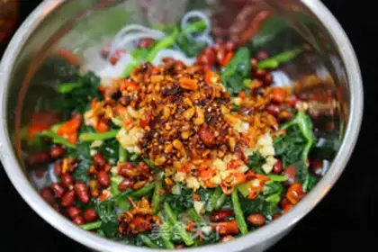 Make A spinach fan step 21
