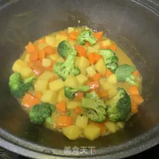 Make Curry potatoes step 7