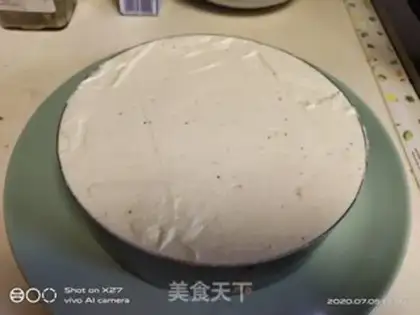 Make Tea mousse cake step 24