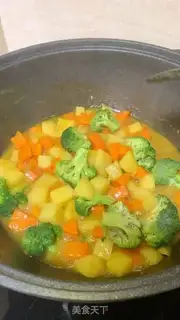 Make Curry potatoes step 8