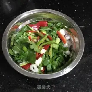 Make A fan of golden mushrooms and soybeans step 7