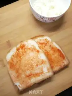 Make Toast sausage pizza step 2