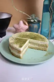 Make Tea mousse cake step 26