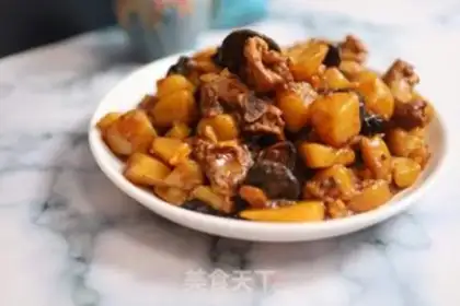 Make Potato mushroom chicken step 9