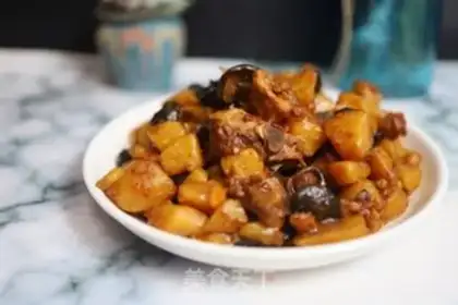 Make Potato mushroom chicken step 10
