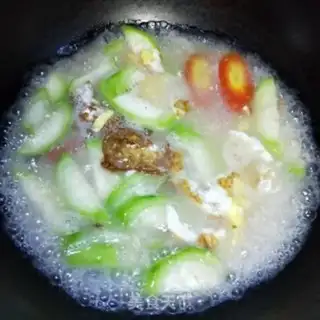 Make Egg melon noodles step 8