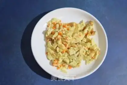 Make Carrot eggs step 7