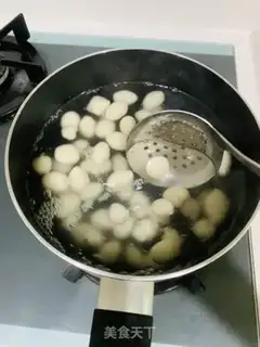Make Red sugar ice soup step 4