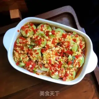 Make A fan of silk melons step 10