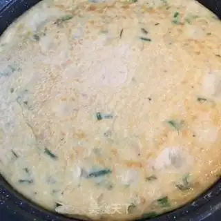 Make An onion egg shrimp cake step 6