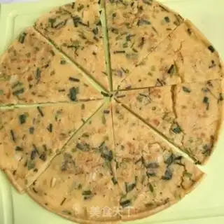 Make An onion egg shrimp cake step 8