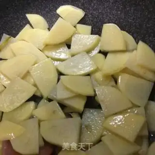 Make Onion ham potato chips step 4