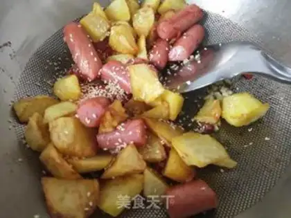 Make ♪ Dust sausage potatoes ♪ step 8