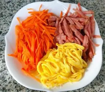 Make ♪ ♪ The blue sausages and the eggnog noodles ♪ step 6