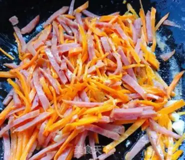 Make ♪ ♪ The blue sausages and the eggnog noodles ♪ step 7