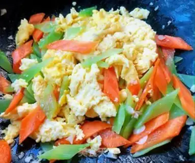 Make Carrot fried eggs step 7