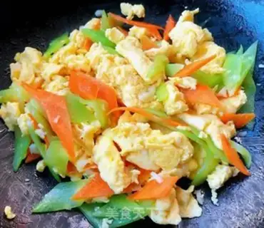 Make Carrot fried eggs step 8