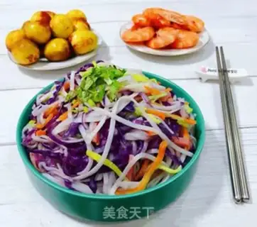 Make ♪ ♪ The blue sausages and the eggnog noodles ♪ step 12