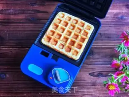 Make Milk waffles step 10